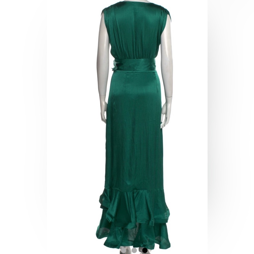 Bronx and Banco Emerald Green Ball Gown - Size Large - Picture 3 of 7